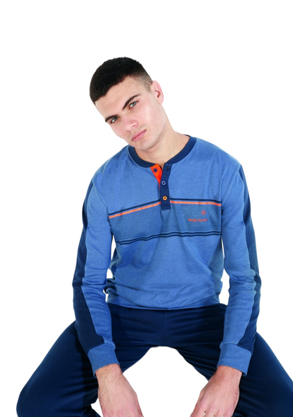 Πυτζάμα ανδρών βαμβακερή SERGIO TACCHINI